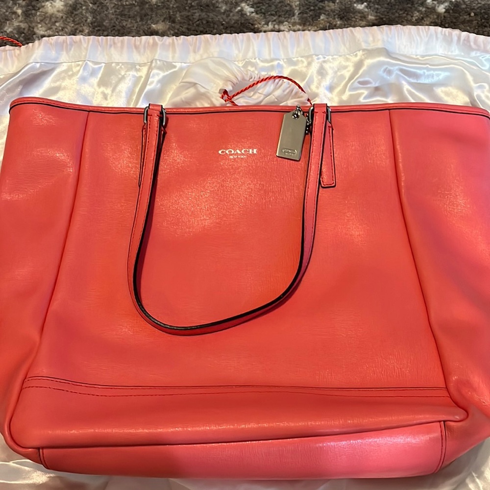 Coach leather bag